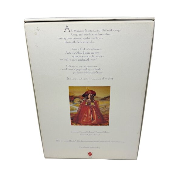 1995 Autumn Glory Barbie 15204 Enchanted Seasons Collection NRFB Collector Ed - Picture 5 of 7